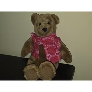 VTG Hallmark Kiss Kiss Bear Plush 1997 All You Need Is Love‎